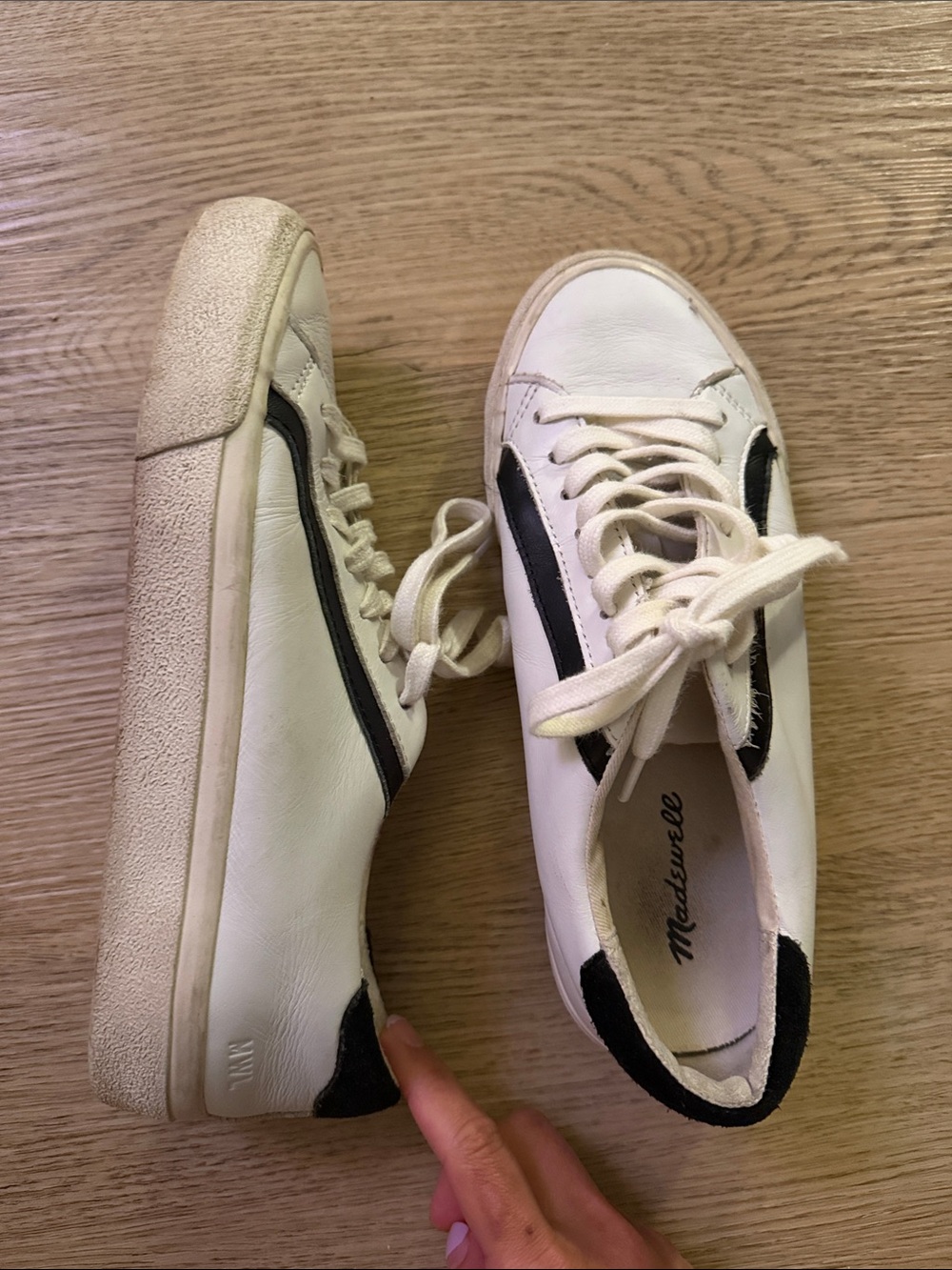 Madewell MWL Delia leather sneakers size 36